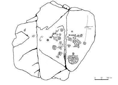 Fig. 1. Petroglifo del sitio Guayural
