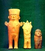 Figurinas de distintas culturas del valle de Huaura